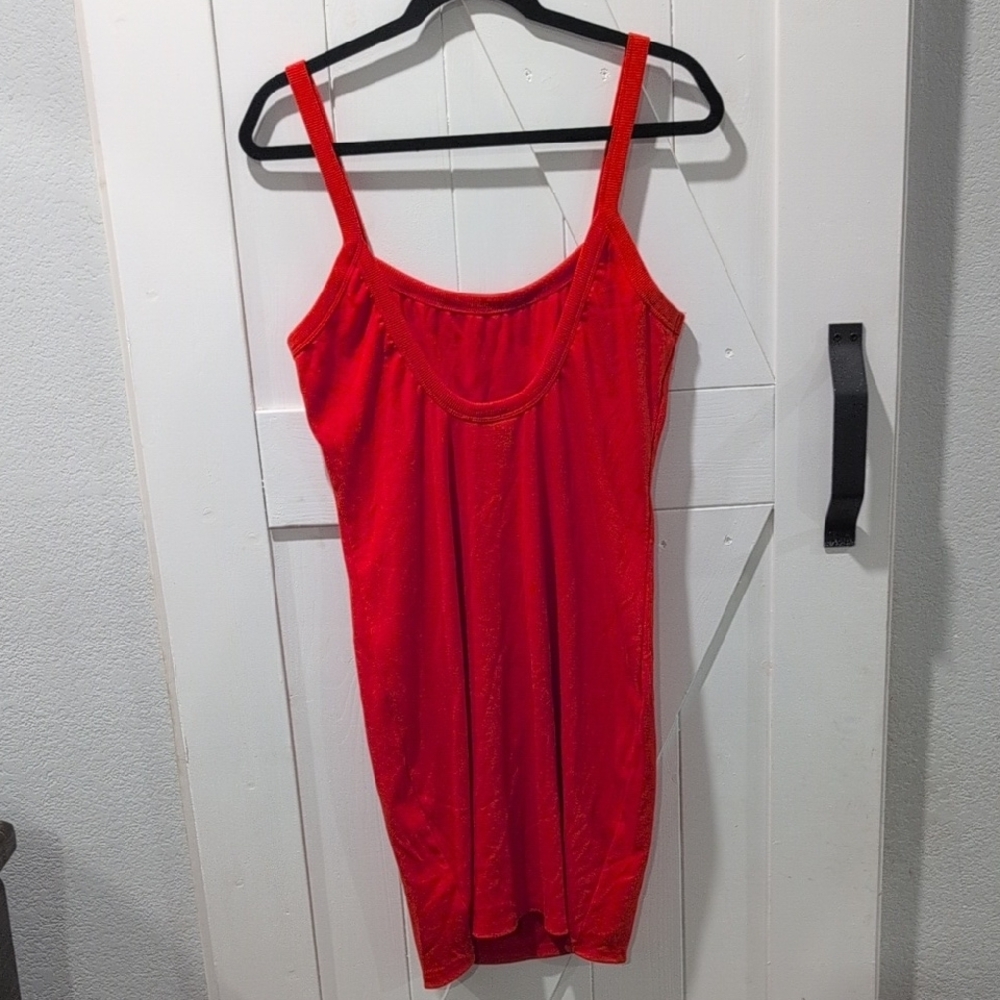 Wild Fable Red Casual Tank Dress Sleeveless Stretchy Comfort Fit Size XXL - Picture 3 of 7